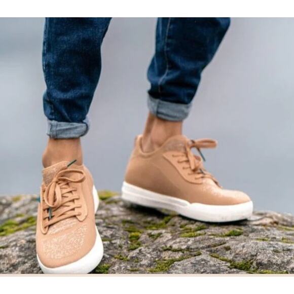 VESSI Weekend Sneaker‎ Dyma-tex Waterproof Woven Knit Oak Brown Men\'s 10 Wmns 11 main image 10